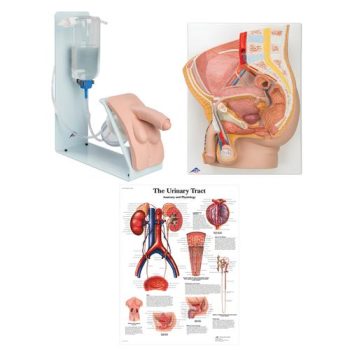 Male catheterisation set