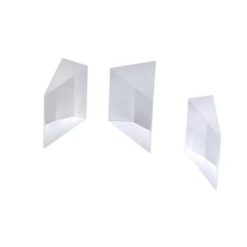 Set of 3 glass prisms