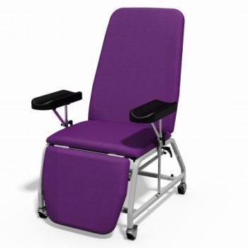New: Reclining Phlebotomy Chair: Flat Foot Option