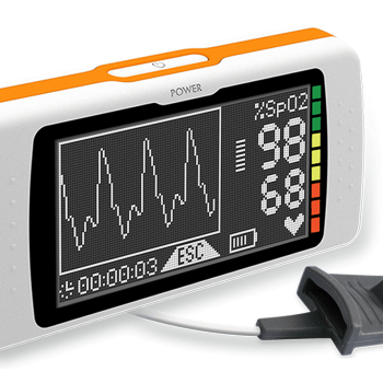 New: Portable Touchscreen Spirometer with 3D Oximetry option