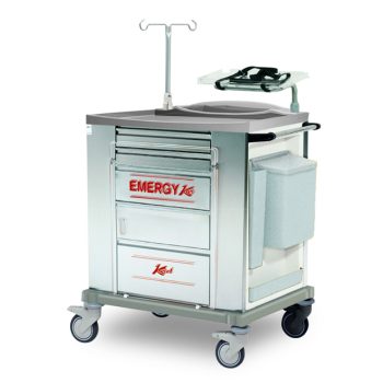 Stainless Steel Emergency Trolley
