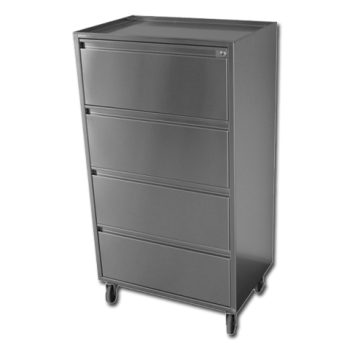 New: Fully Stainless Steel AISI304 Instrument Trolley