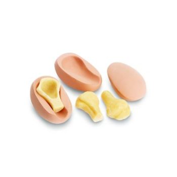 Replacement bone and skin for intraosseous training shoulder"