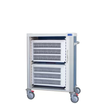 Unit Dose Medication Cassette Cart