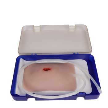 Wound moulage stab groin, Wound Packing