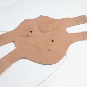 Chest Overlay with Gunshot Would