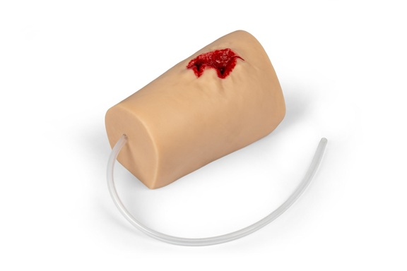 Bob” wound packing trainer with straight wound" from the Blood Brothers Range
