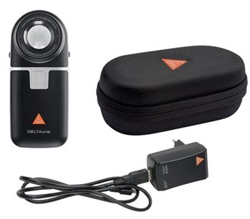 The New Heine Deltaone Dermatoscope/Black