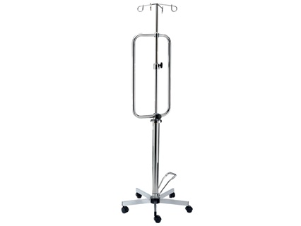 Infusion stand with hydraulic pump