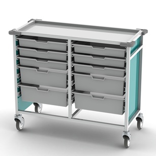Double Column Care Cart CK116