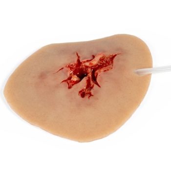 Wound Moulage Groin Injury with Bleeding Feature