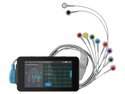 CECG-500 Pocket ECG Machine - 6-12 Leads