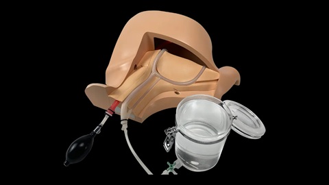 Central Venous Catheterization and Port Access Training Platform – Hand Pump Version